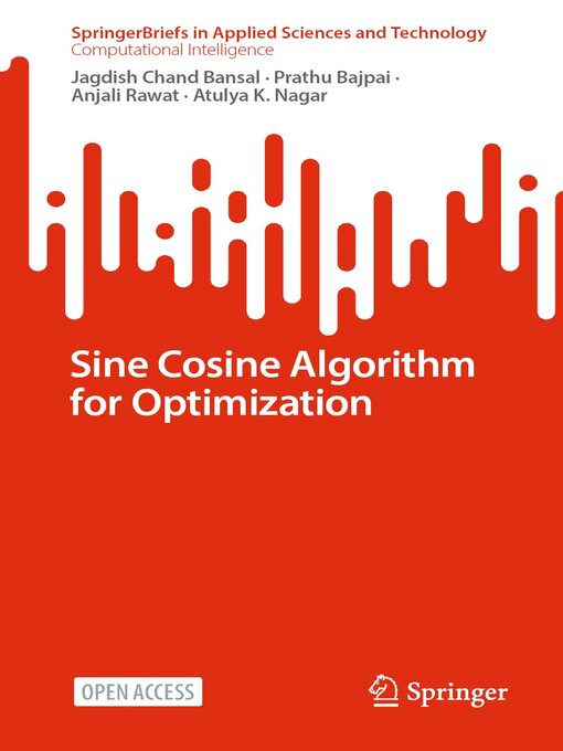 Title details for Sine Cosine Algorithm for Optimization by Jagdish Chand Bansal - Available